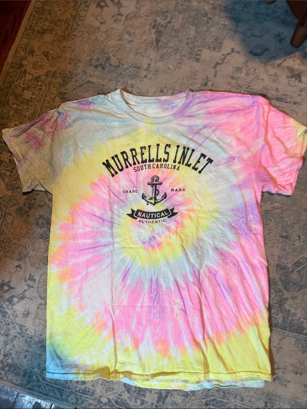 Tie-Dye Kids T-Shirt - Pastel Rainbow